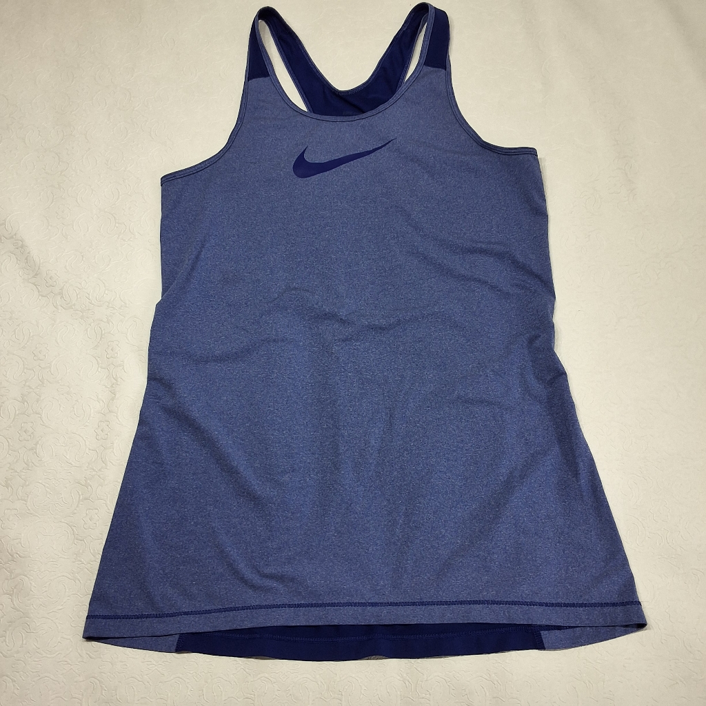 Nike Pro Women's Blue Raaccerback Ttank Top Size Xl